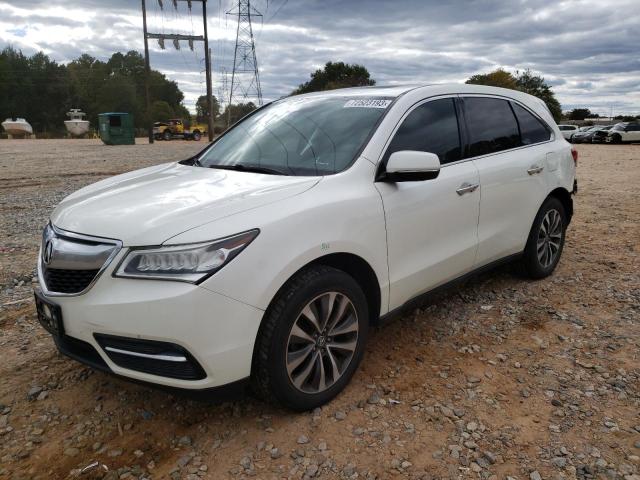 ACURA MDX TECHNO 2016 5fryd4h46gb020043