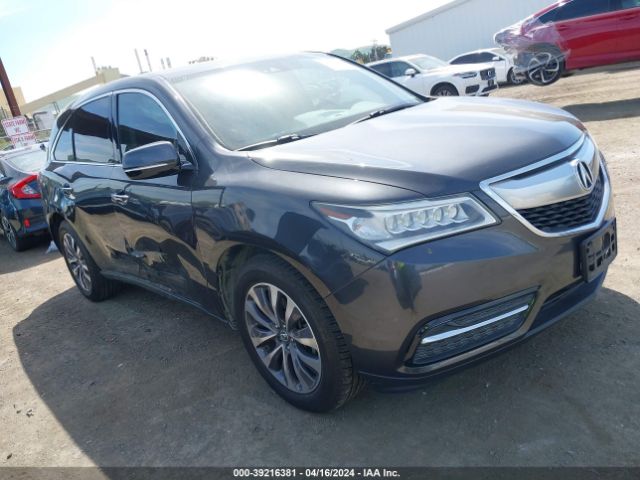 ACURA MDX 2016 5fryd4h46gb020303