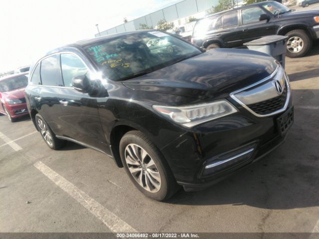 ACURA MDX 2014 5fryd4h47eb014748