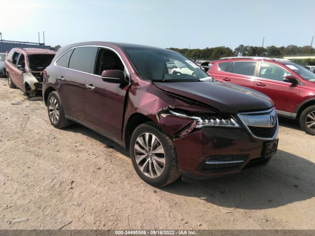 ACURA MDX 2014 5fryd4h47eb046230