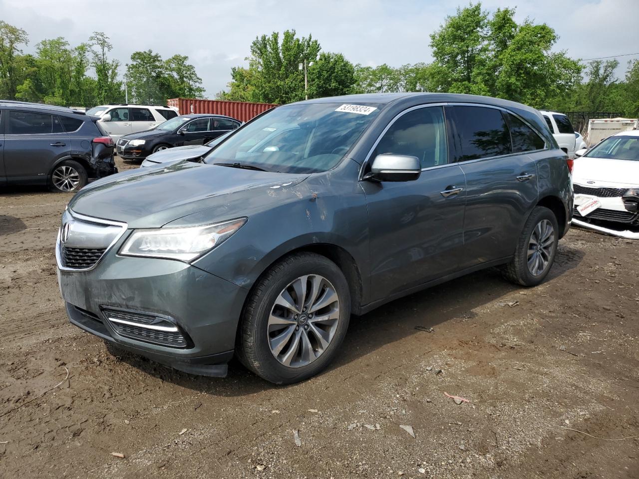 ACURA MDX 2014 5fryd4h47eb046826