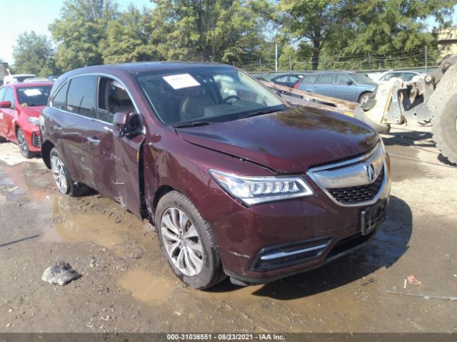 ACURA MDX 2015 5fryd4h47fb018039