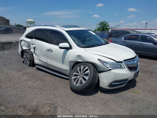 ACURA MDX 2016 5fryd4h47gb017412