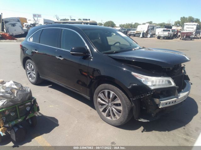 ACURA MDX 2016 5fryd4h47gb023050