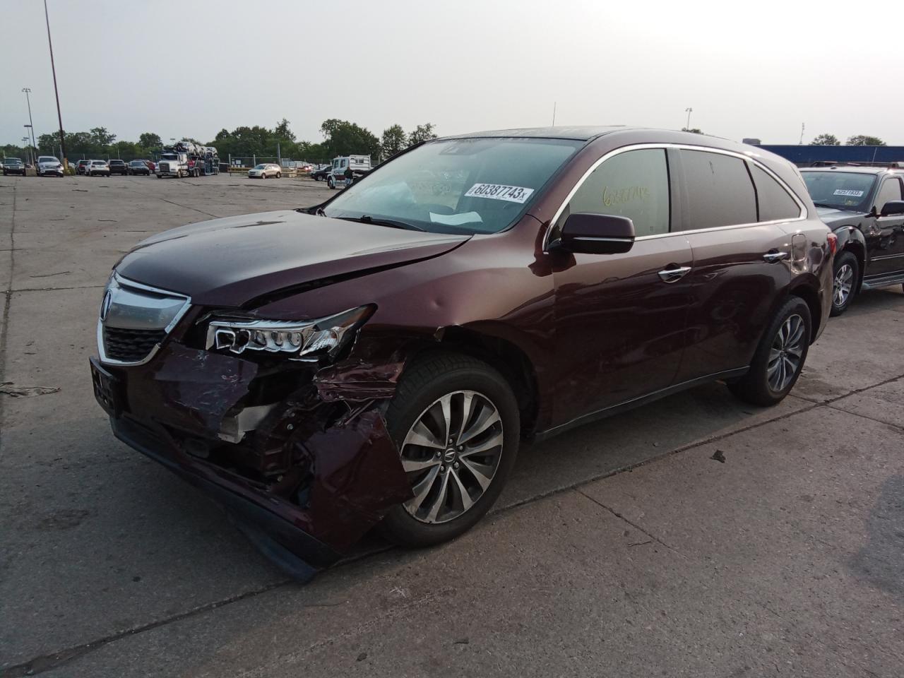 ACURA MDX 2016 5fryd4h47gb044027