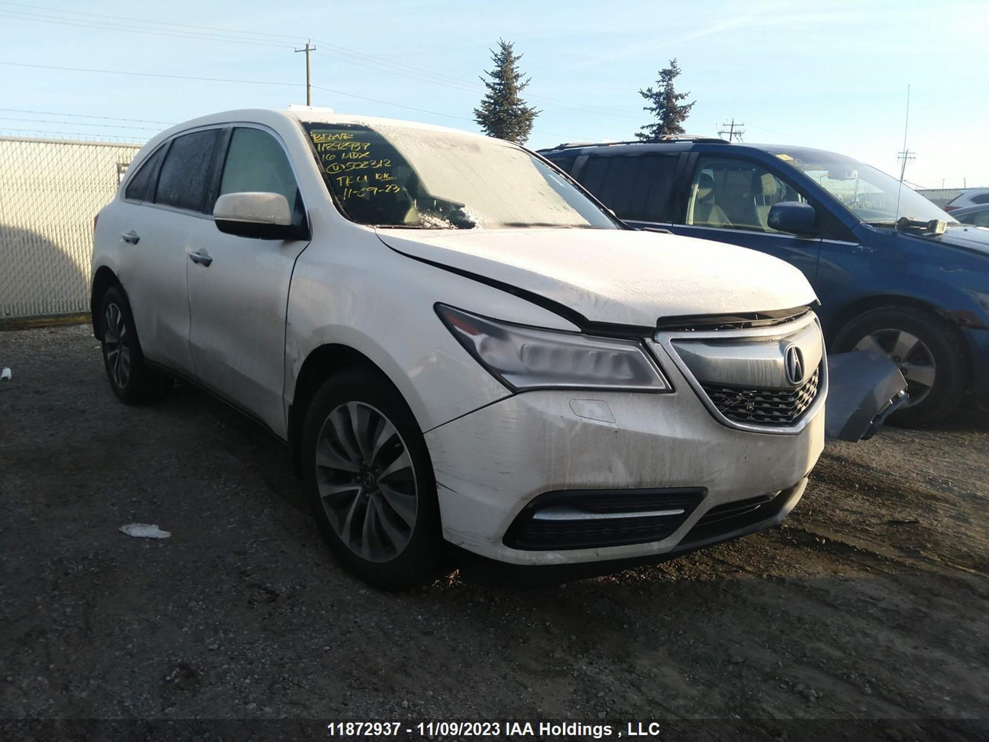 ACURA MDX 2016 5fryd4h47gb502312