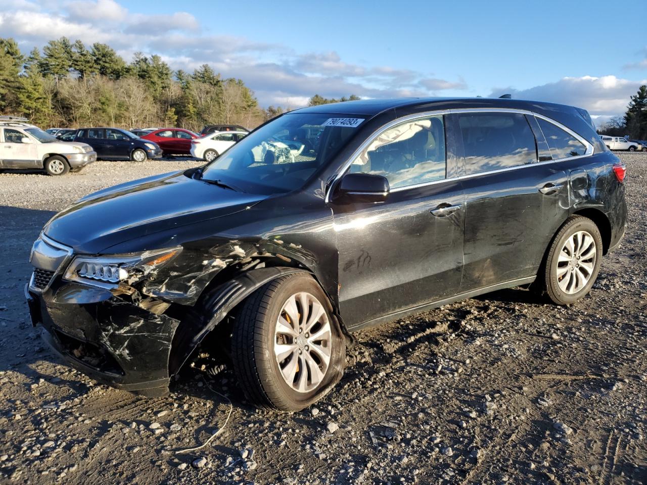 ACURA MDX 2014 5fryd4h48eb049413