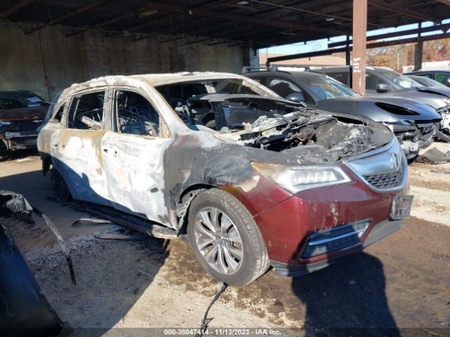 ACURA MDX 2015 5fryd4h48fb003341