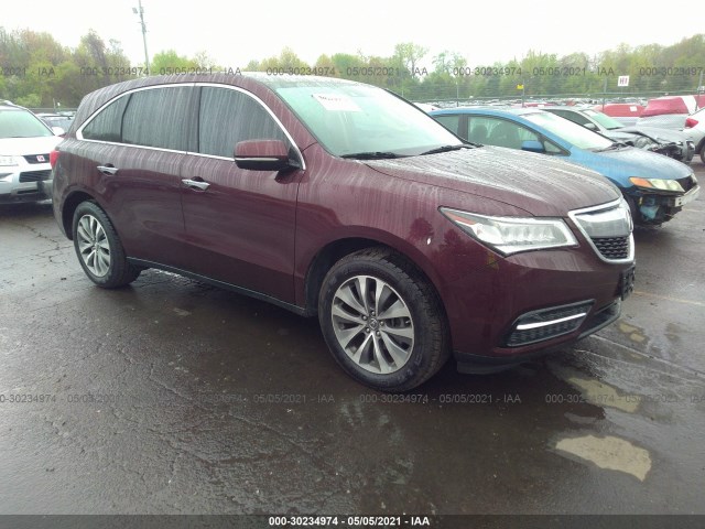 ACURA MDX 2015 5fryd4h48fb005316