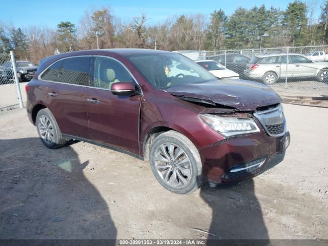 ACURA MDX 2015 5fryd4h49fb001131