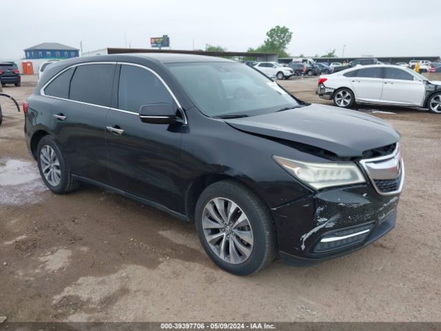 ACURA MDX 2015 5fryd4h49fb003980