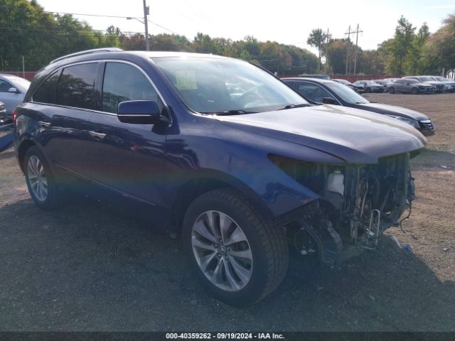 ACURA MDX 2015 5fryd4h49fb004501