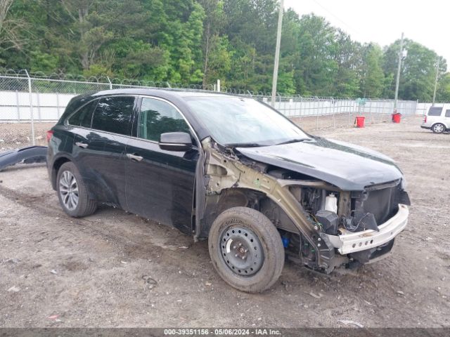 ACURA MDX 2015 5fryd4h49fb013019