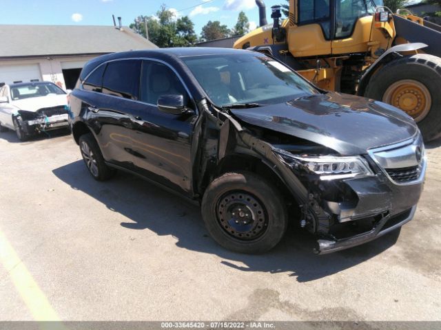 ACURA MDX 2015 5fryd4h49fb019449