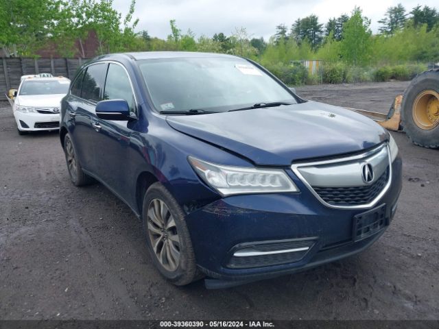 ACURA MDX 2015 5fryd4h49fb030645