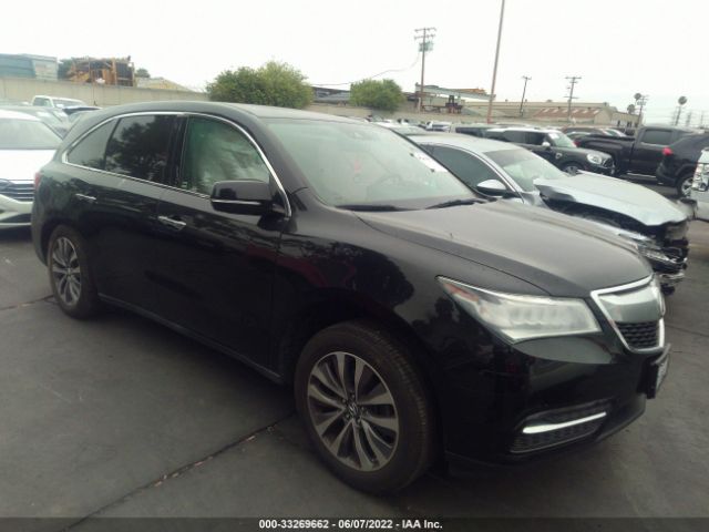 ACURA MDX 2016 5fryd4h49gb006413