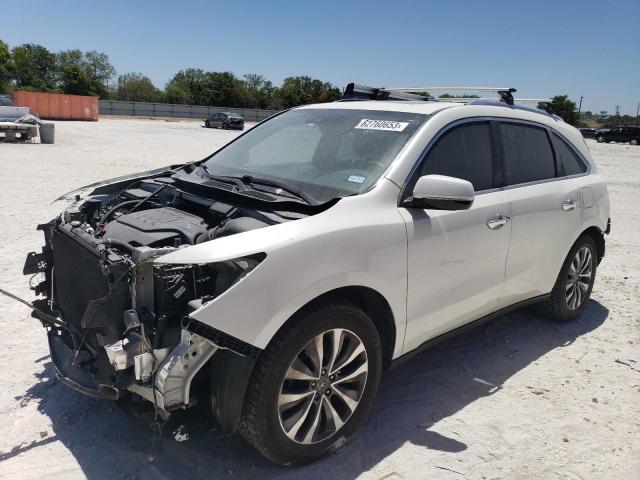 ACURA MDX TECHNO 2016 5fryd4h49gb009991