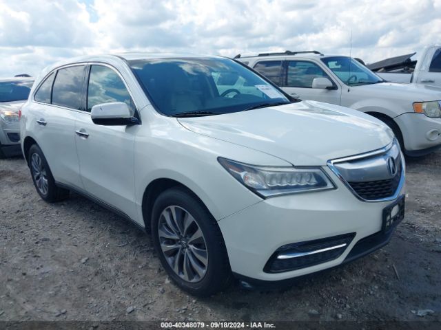 ACURA MDX 2016 5fryd4h49gb014611