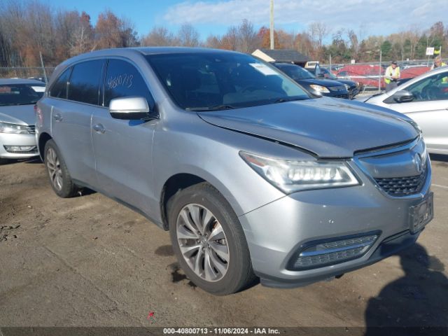 ACURA MDX 2016 5fryd4h49gb033921