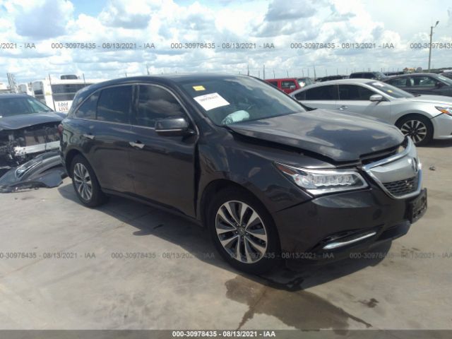 ACURA MDX 2016 5fryd4h49gb058785