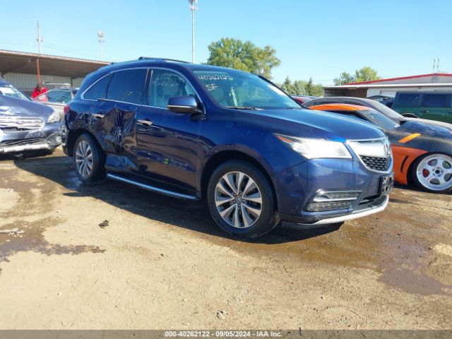 ACURA MDX 2015 5fryd4h4xfb007729