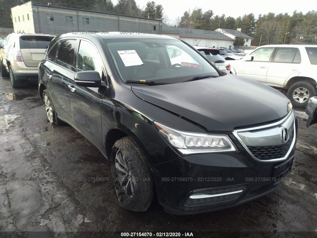 ACURA MDX 2016 5fryd4h4xgb009434