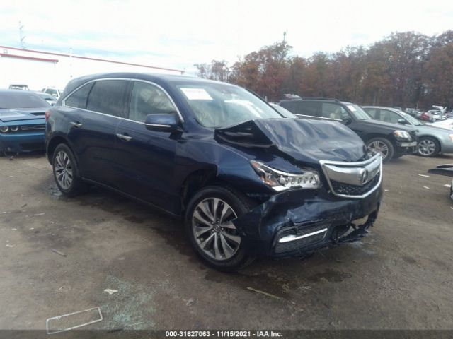 ACURA MDX 2016 5fryd4h4xgb017761