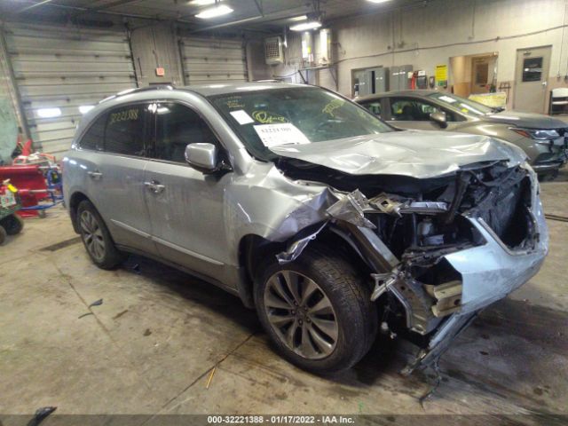 ACURA MDX 2016 5fryd4h4xgb025410