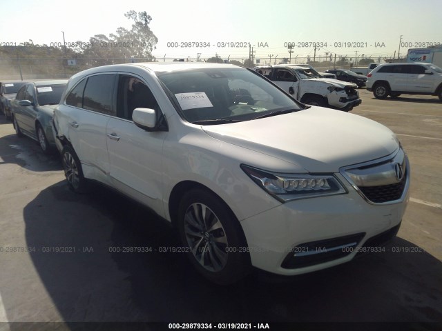 ACURA MDX 2016 5fryd4h4xgb039923