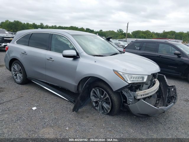 ACURA MDX 2017 5fryd4h51hb011194