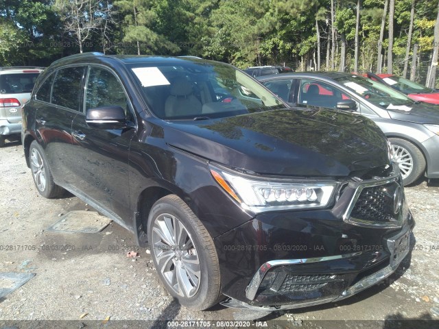 ACURA MDX 2017 5fryd4h51hb018680