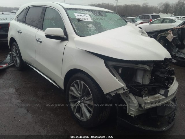 ACURA MDX 2017 5fryd4h54hb031245