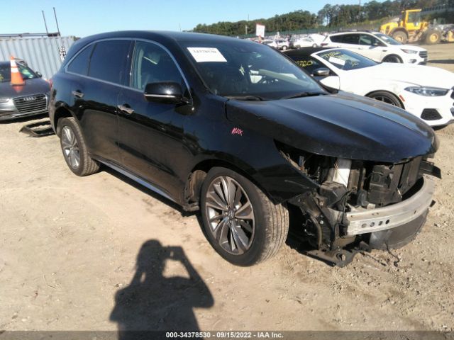 ACURA MDX 2017 5fryd4h55hb019993