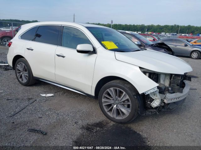 ACURA MDX 2017 5fryd4h57hb039985