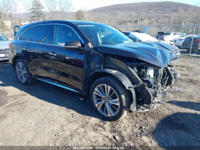 ACURA MDX 2017 5fryd4h5xhb020234