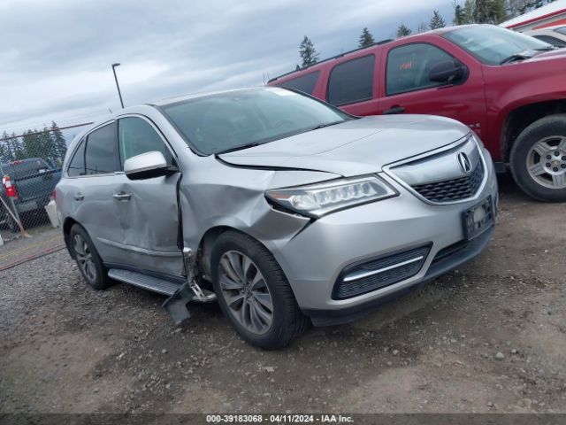 ACURA MDX 2014 5fryd4h60eb012809