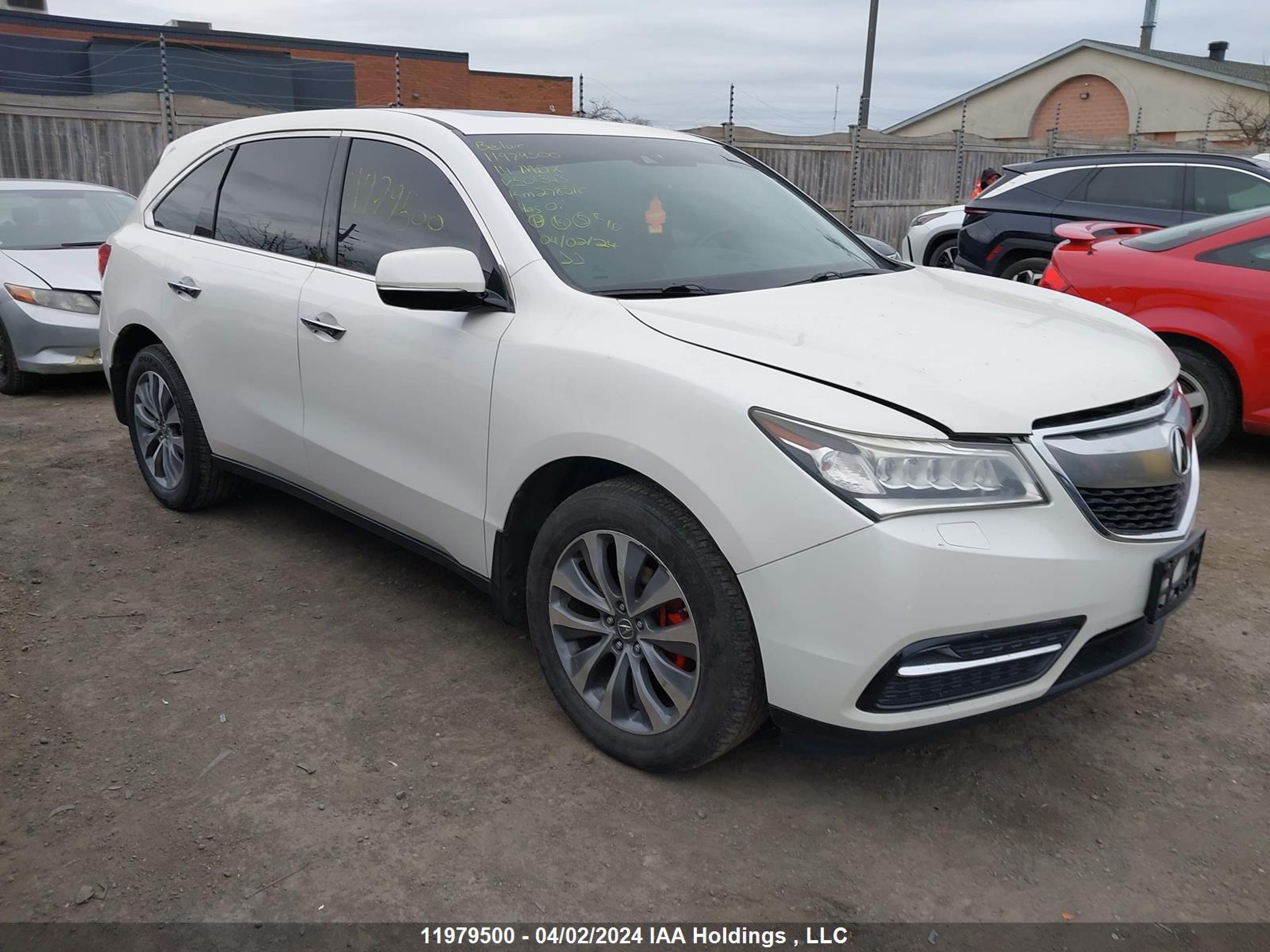 ACURA MDX 2014 5fryd4h64eb501343