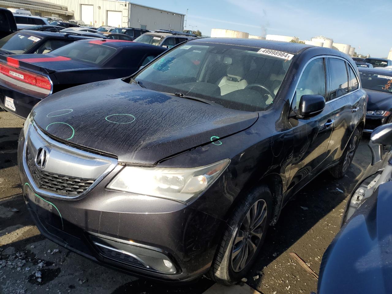 ACURA MDX 2014 5fryd4h65eb015138