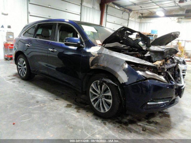 ACURA MDX 2016 5fryd4h65gb037434