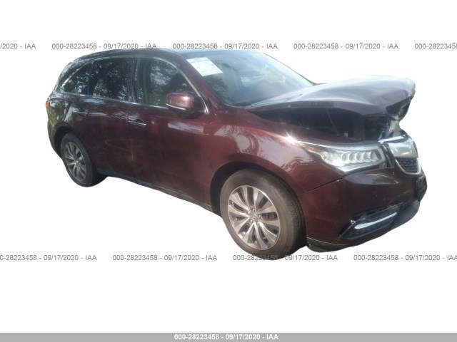 ACURA MDX 2014 5fryd4h6xeb045123