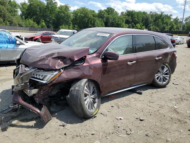 ACURA MDX TECHNO 2017 5fryd4h79hb043750