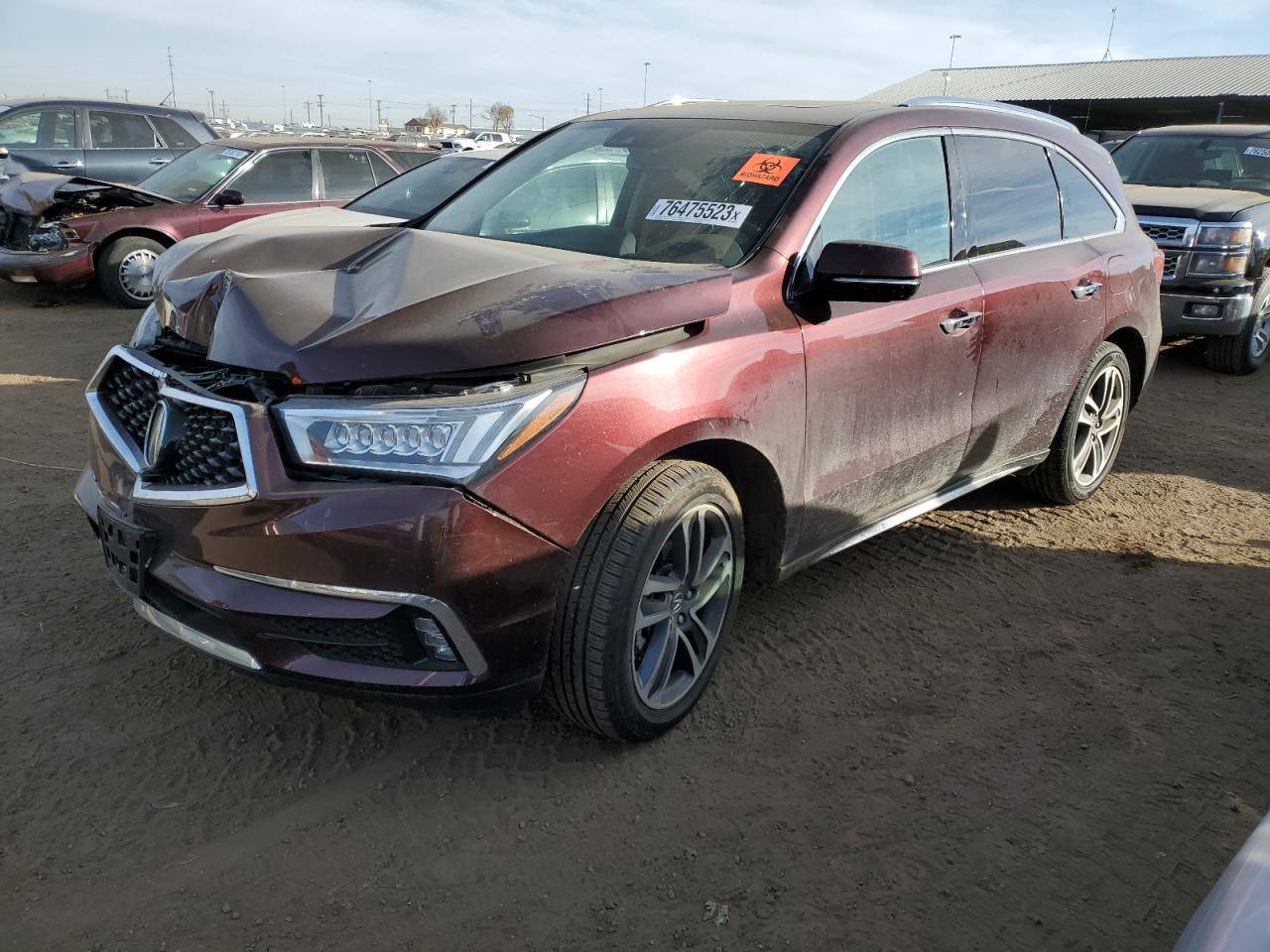 ACURA MDX 2017 5fryd4h84hb022961