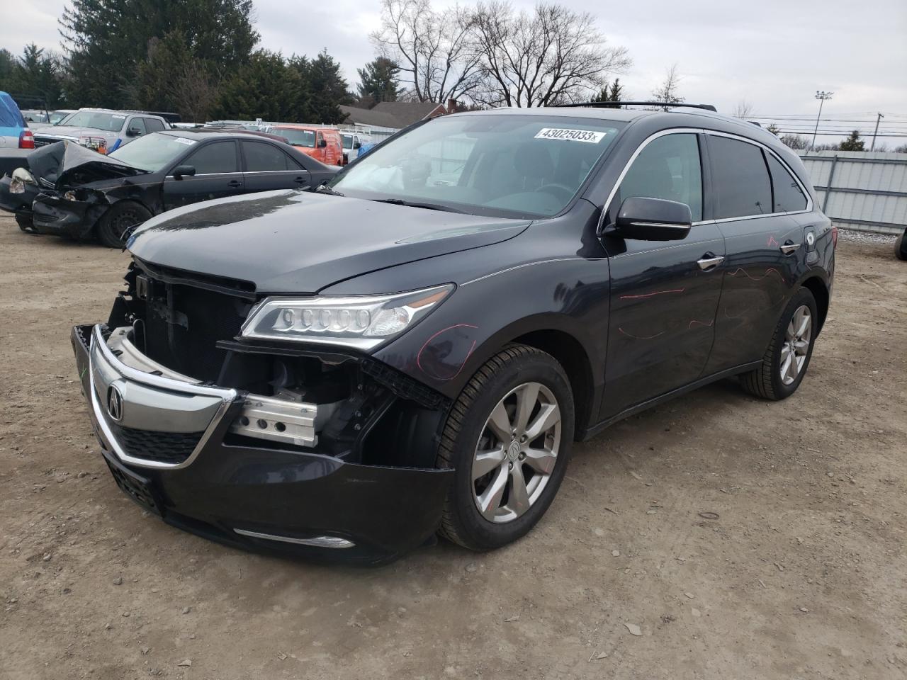 ACURA MDX 2014 5fryd4h89eb046006