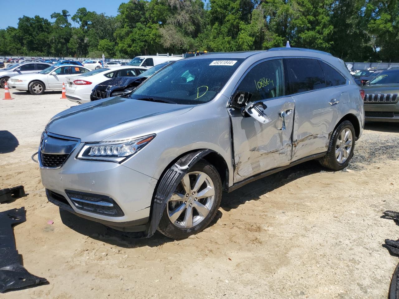 ACURA MDX 2015 5fryd4h89fb017283