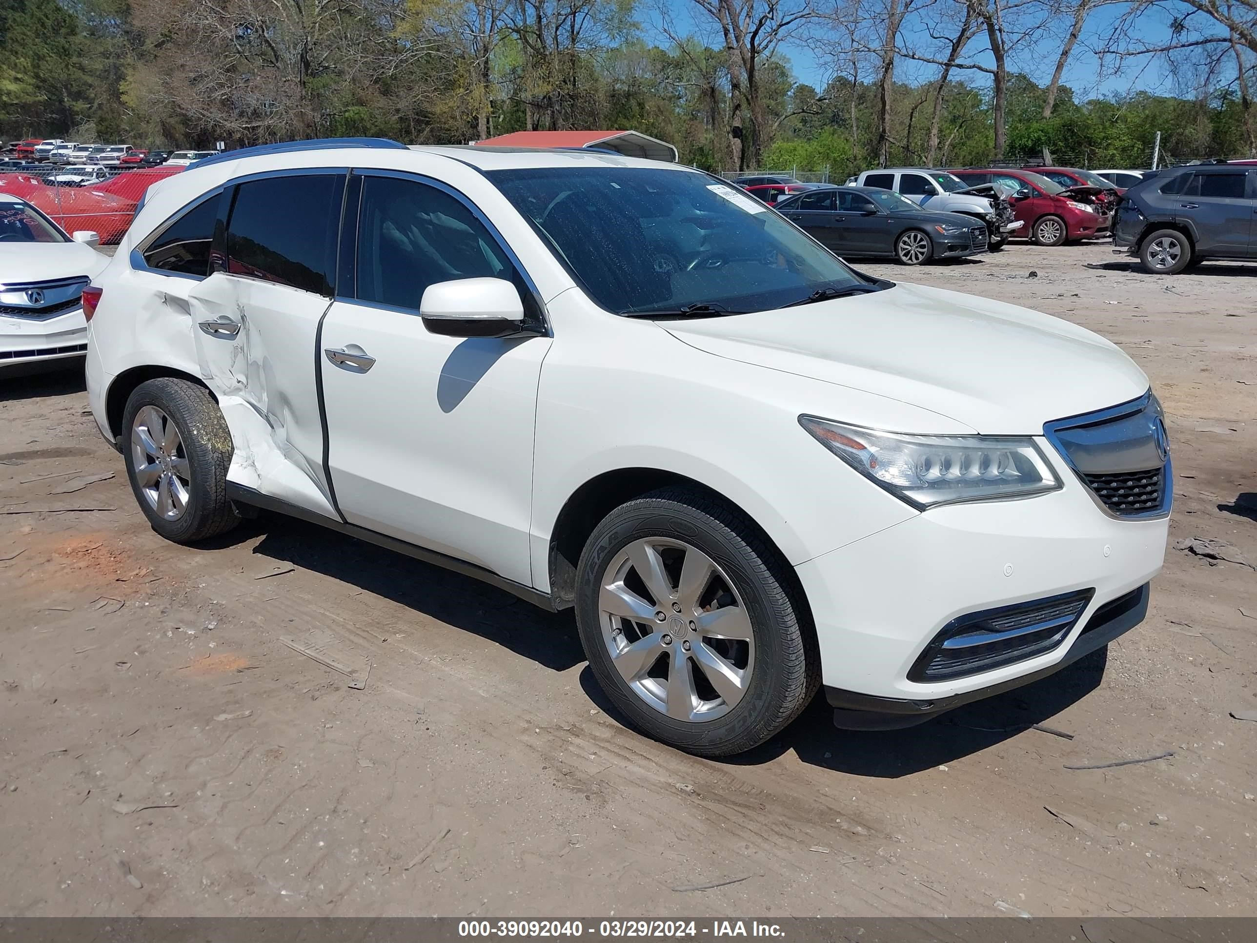 ACURA MDX 2016 5fryd4h91gb045251