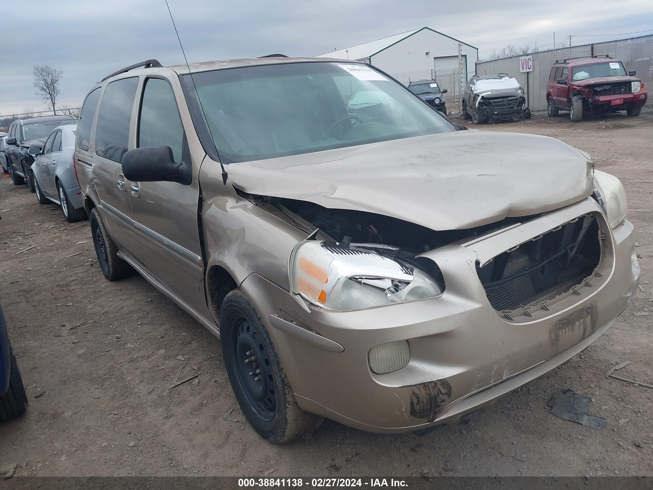 BUICK TERRAZA 2006 5gadv23l56d108458