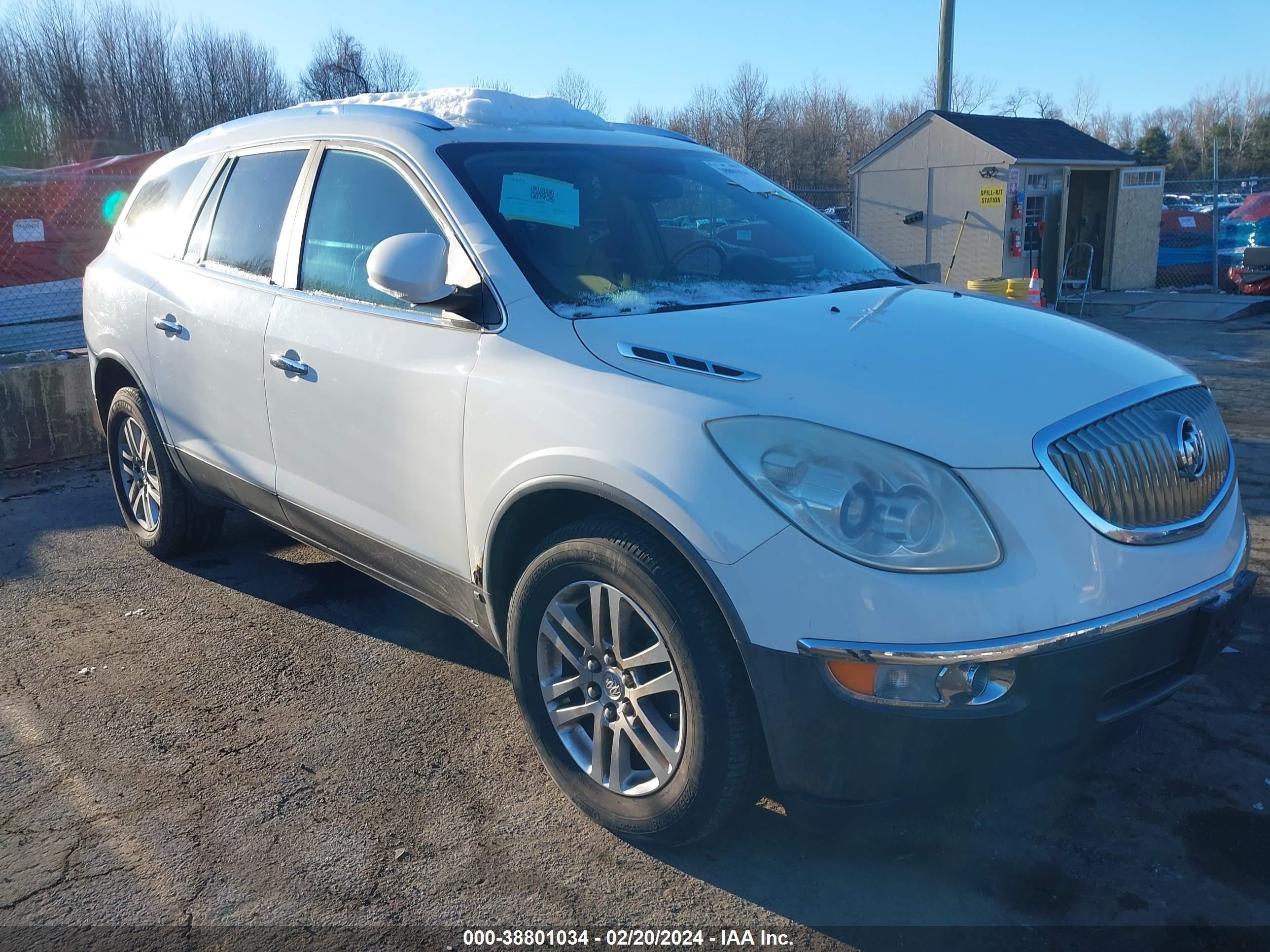 BUICK ENCLAVE 2008 5gaer137x8j109275