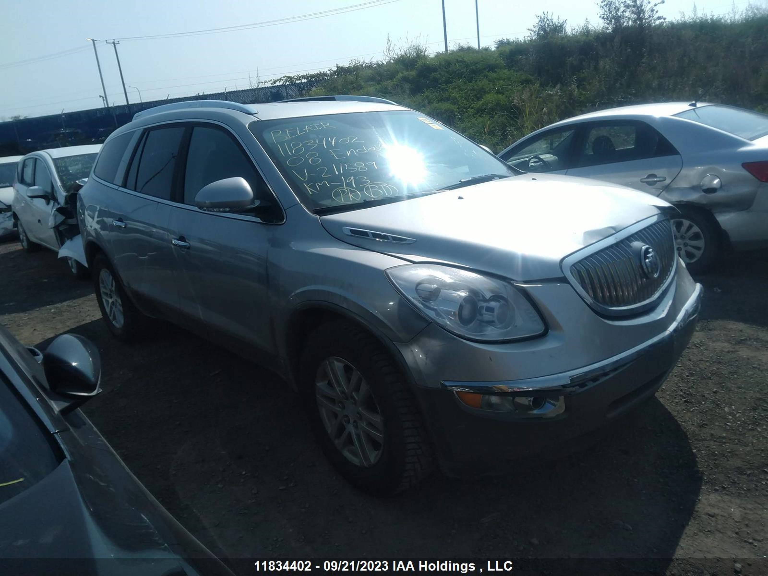 BUICK ENCLAVE 2008 5gaev13718j211589