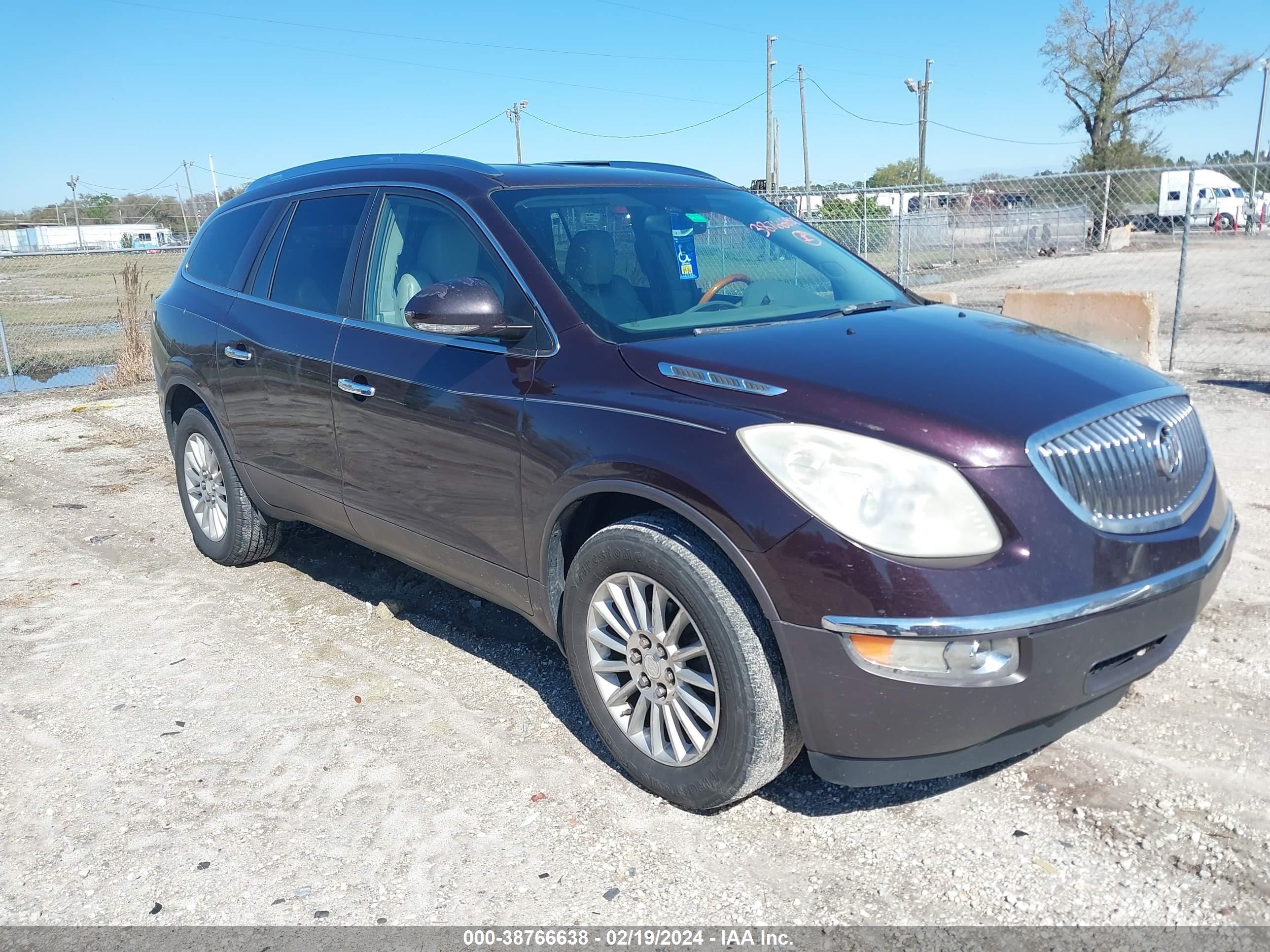 BUICK ENCLAVE 2009 5gaev23d19j204297