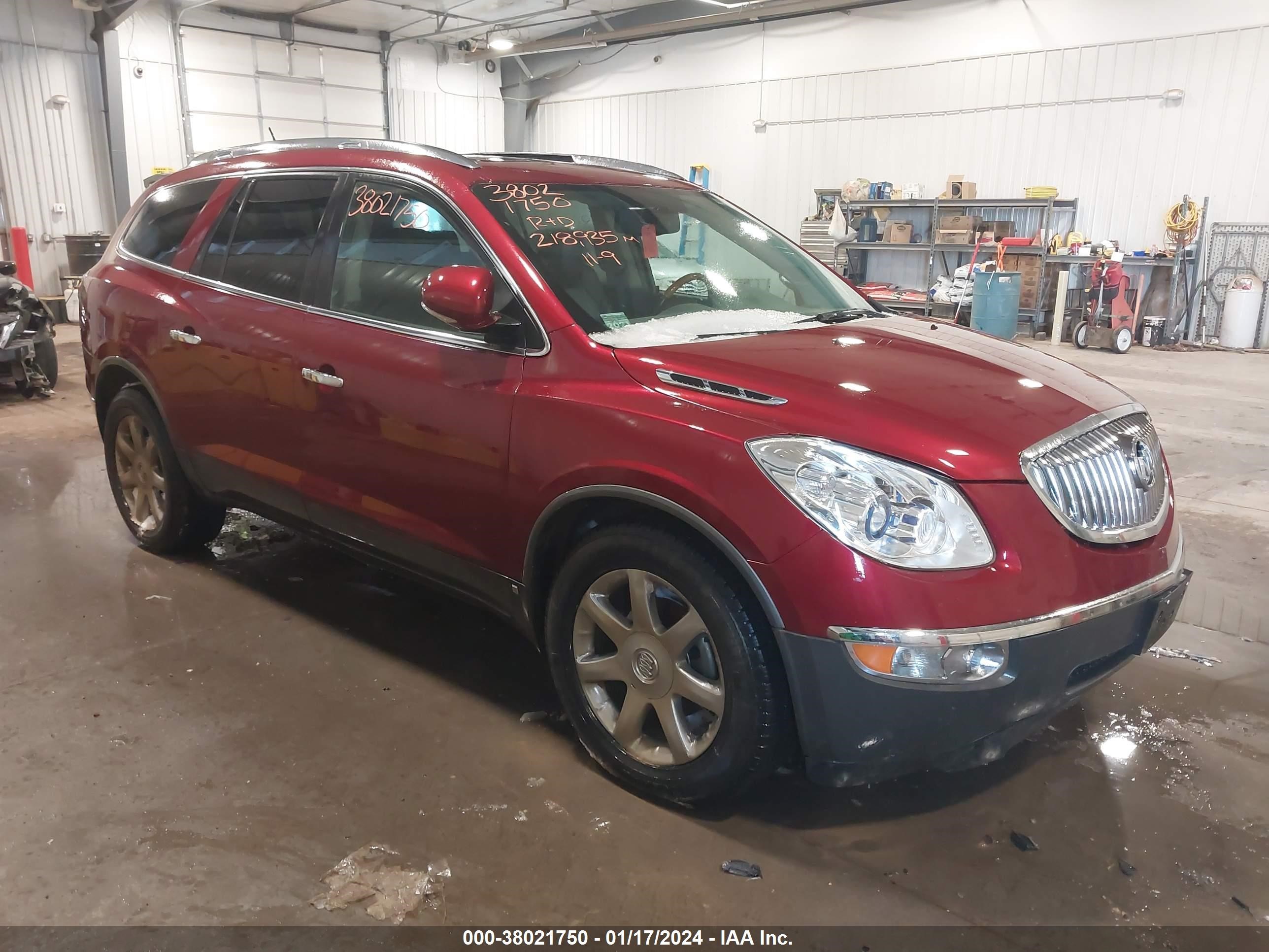 BUICK ENCLAVE 2009 5gaev23d29j120182